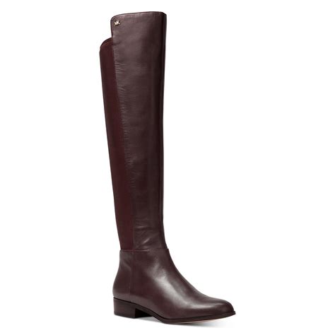 michael kors regina knee high boots|Michael Kors bromley flat boots.